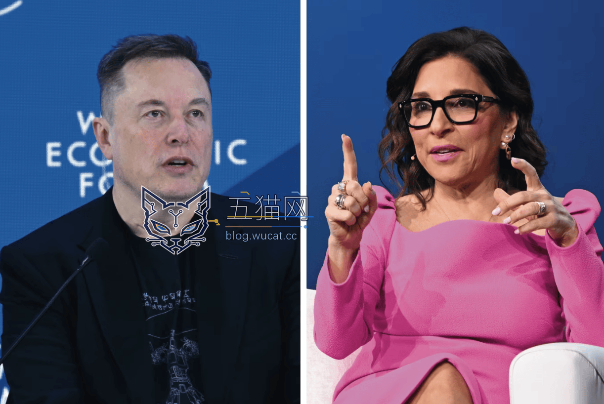 图注：马斯克与X前CEO亚卡里诺被传唤