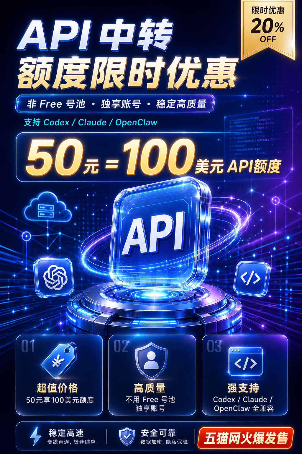 五猫网 - AI工具、API服务与独立产品开发