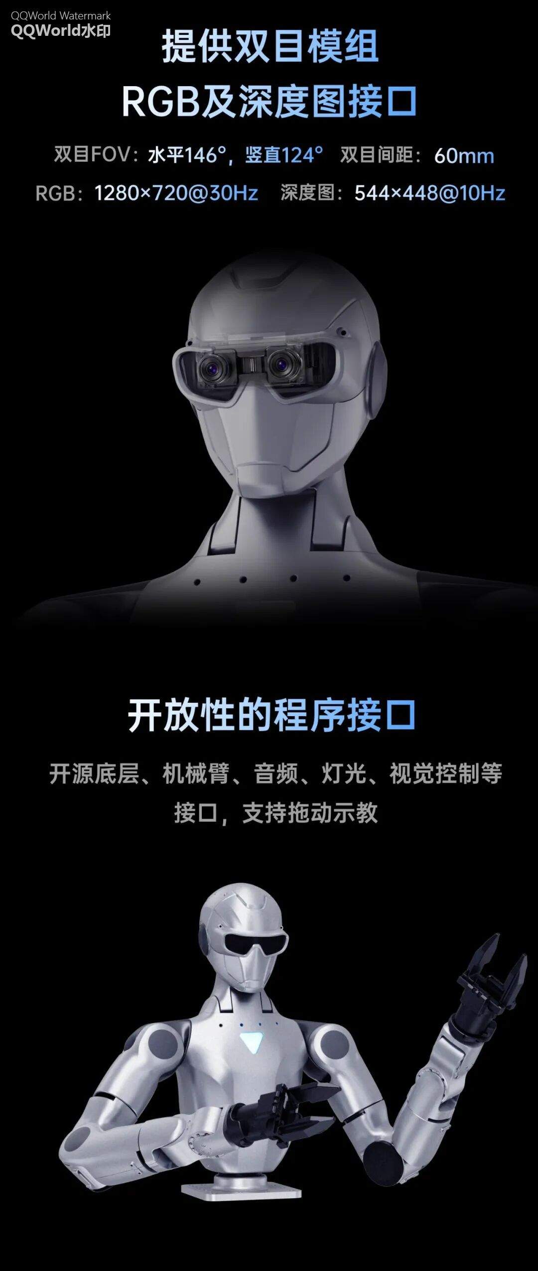 2.69 万元起,宇树双臂人形机器人发布 图片