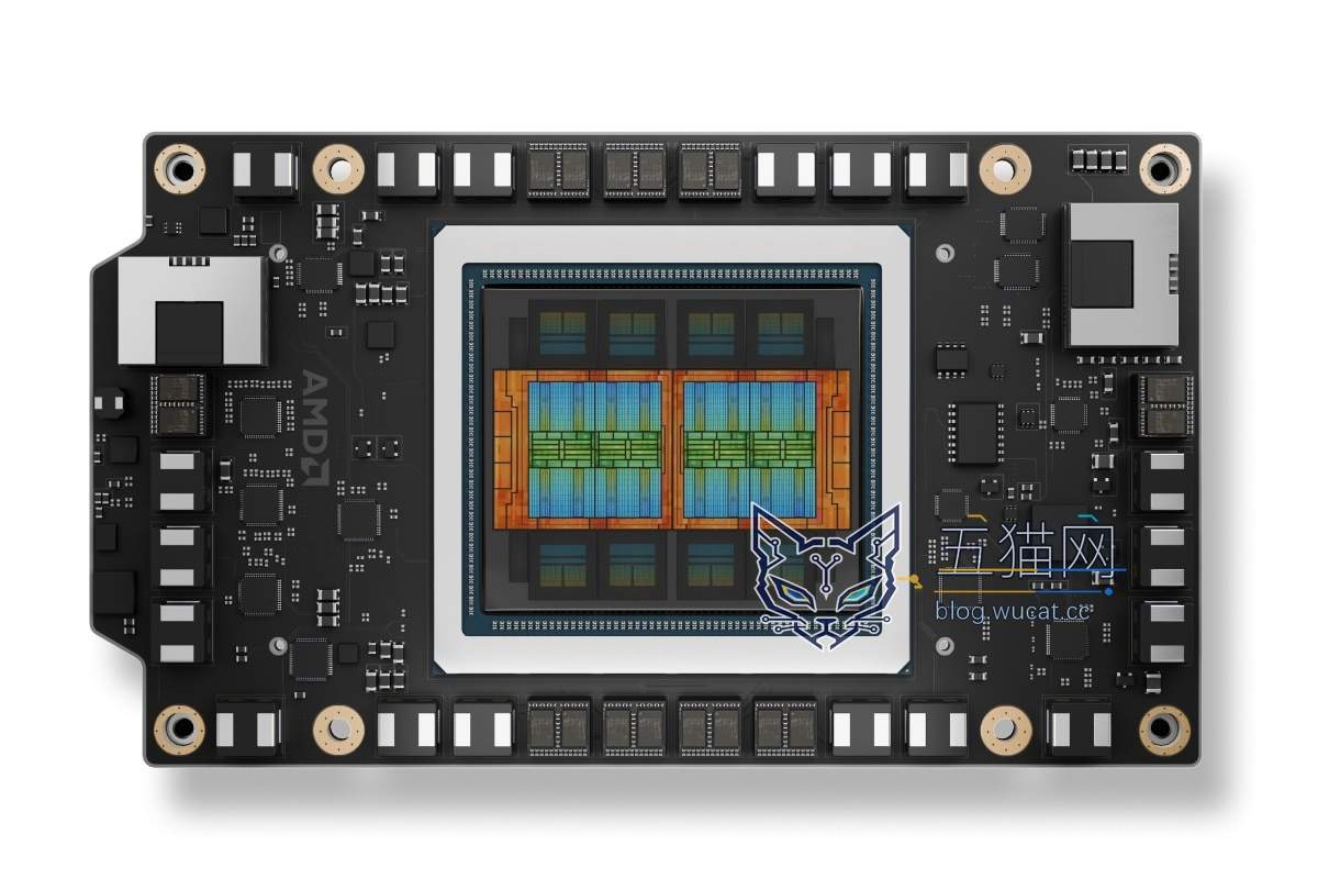 规模砍半:AMD 时隔四年重推 PCIe AIC 形态 Instinct 显卡 MI350P 用于对比的 MI350X 内部