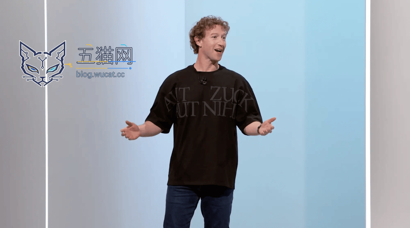 扎克伯格在Meta Connect大会上穿了一件定制T恤，上面印有拉丁语短语“AUT ZUCK AUT NIHIL”