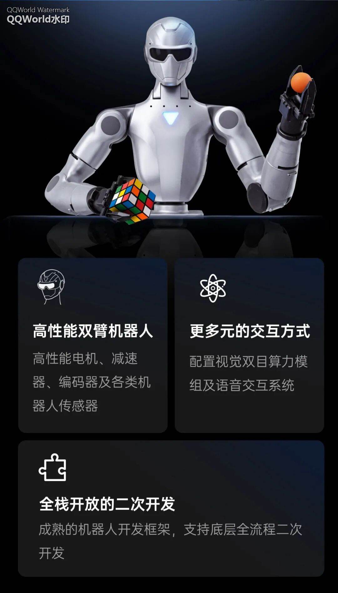 2.69 万元起,宇树双臂人形机器人发布 图片