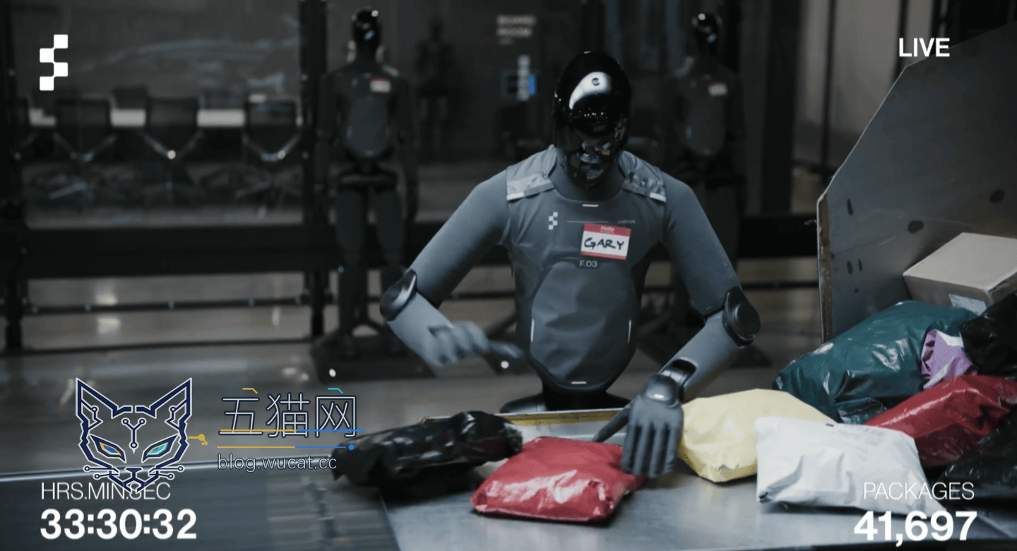 人类大替代?Figure AI 人形机器人直播分拣快递:工作 33 小时处理超 4 万个包裹,但还有瑕疵
